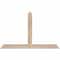 Ekena Millwork Portland Smooth Timber Gable Bracket, Douglas Fir, 48"W x 30"H x 1 1/2"D x 3 1/2"F, 15/12 Pitch GBW048X30X0204POR00SDF - alternate 1